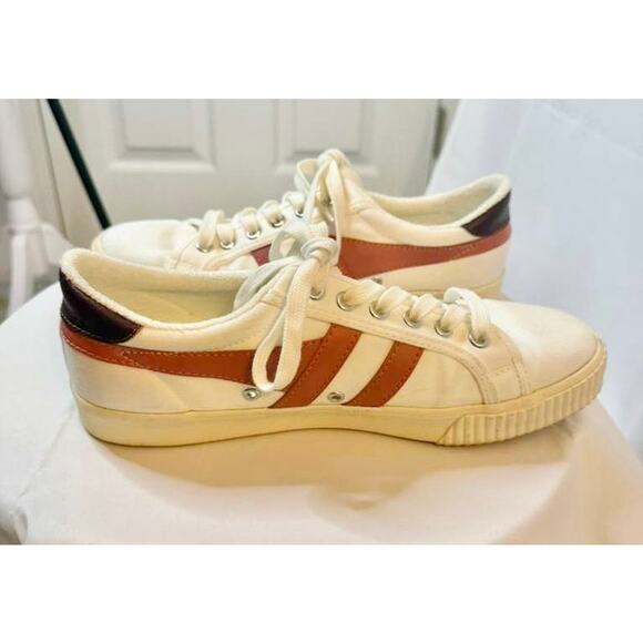 Gola Vegan Canvas Lace-Up Sneakers Tennis Mark Cox Chalk Pink Women's Size 9 - Picture 7 of 10